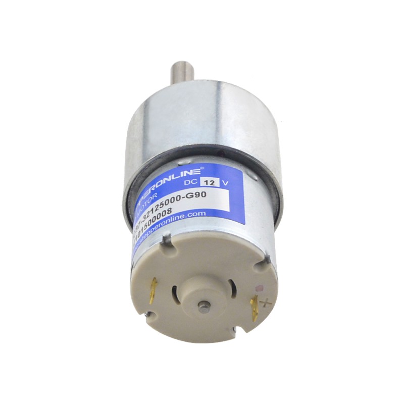 CN In de uitverkoop - Geborstelde 12V DC motor 3,5Kg.cm/41RPM 90:1 tandwielkast - CN-SGC37-32125000-G90 | StepperOnline
