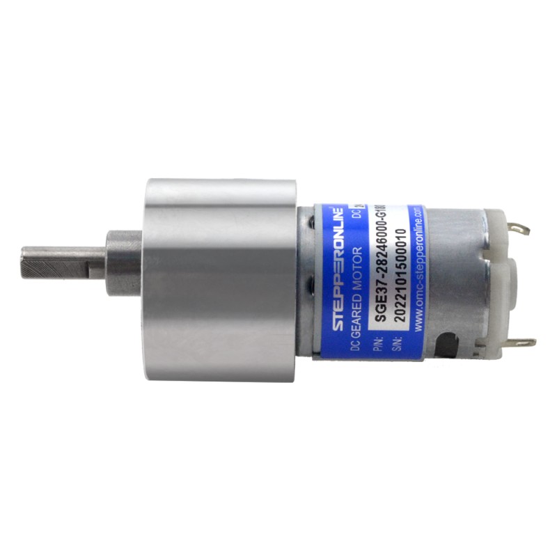 Geborstelde 24V DC motorreductor 8,5Kg.cm/25RPM 180:1 tandwielkast