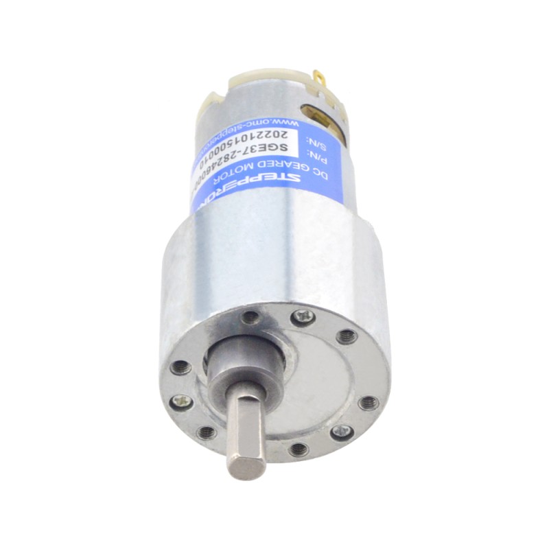 Geborstelde 24V DC motorreductor 8,5Kg.cm/25RPM 180:1 tandwielkast