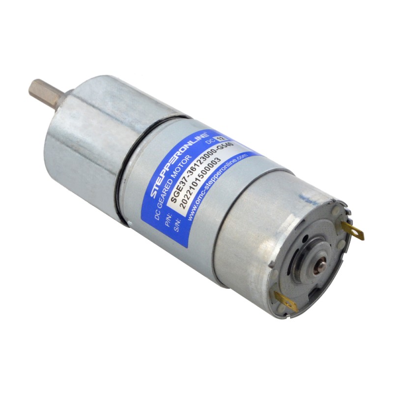 Geborstelde 12V DC motor 50Kg.cm/4.2RPM 540:1 tandwielkast