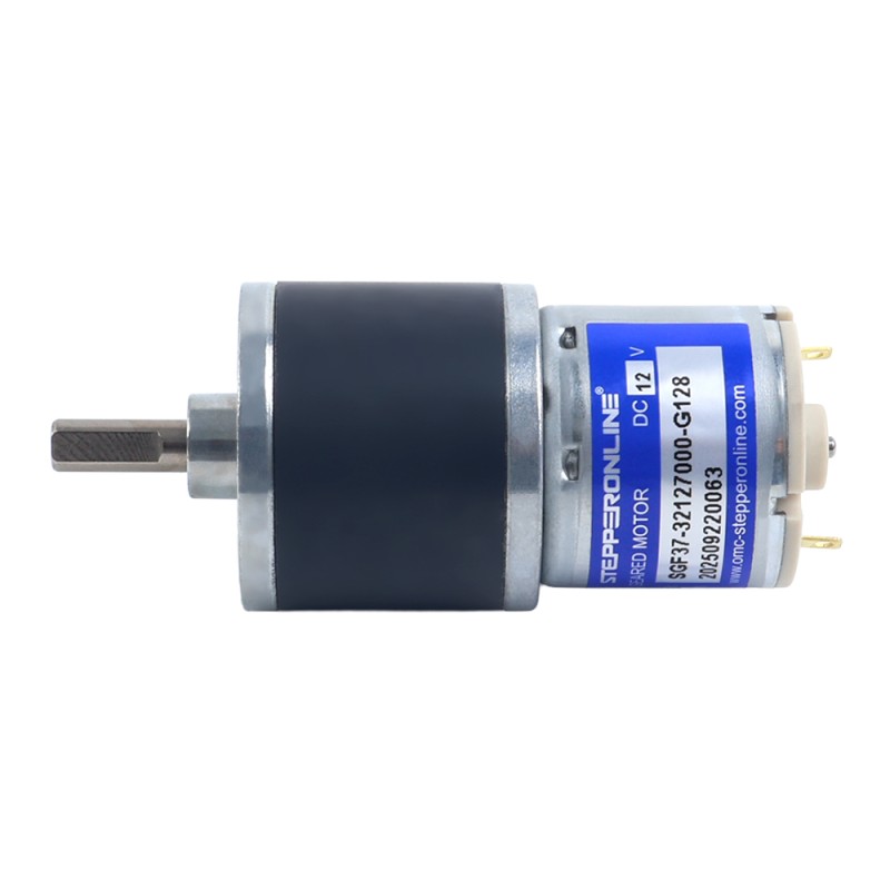 Geborstelde 12V DC motor 6Kg.cm/40RPM 128:1 tandwielkast
