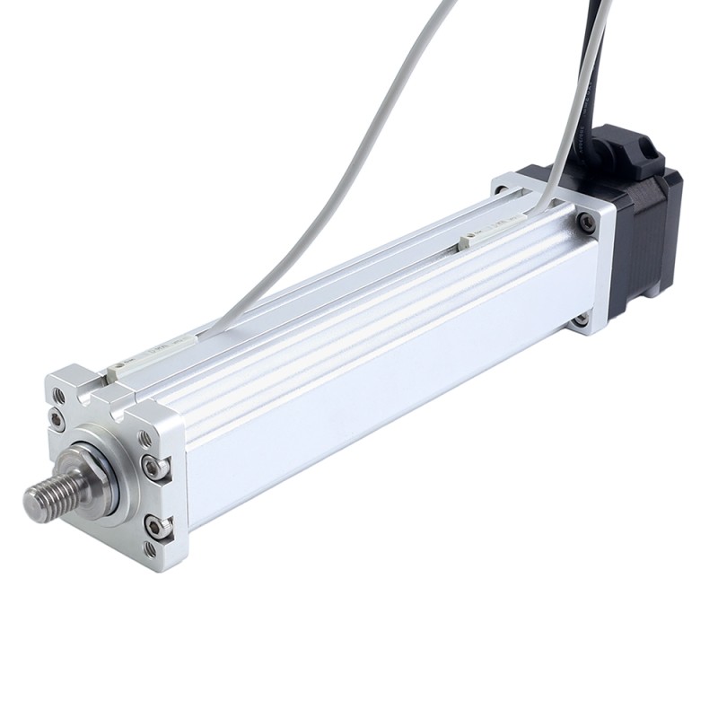 Nema 14 Kogelomloopspindel Elektrische Cilinder 1.5A Slag 100mm 0.14Nm(19.83oz.in) Spoed 12mm(0.47244) met Eindschakelaar - LCB14S13B2B15-100D | StepperOnline
