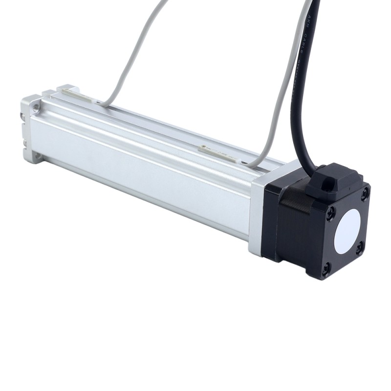 Nema 14 Kogelomloopspindel Elektrische Cilinder 1.5A Slag 100mm 0.14Nm(19.83oz.in) Spoed 12mm(0.47244) met Eindschakelaar - LCB14S13B2B15-100D | StepperOnline