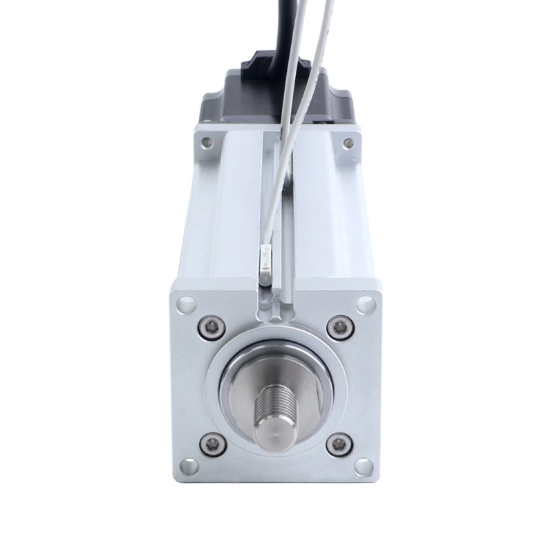 Nema 23 Kogelomloopspindel Elektrische Cilinder 4.0A Slag 100mm 2.0Nm(283.22oz.in) Spoed 10mm(0.3937) met Eindschakelaar - LCB23S30B1L40-100D | StepperOnline