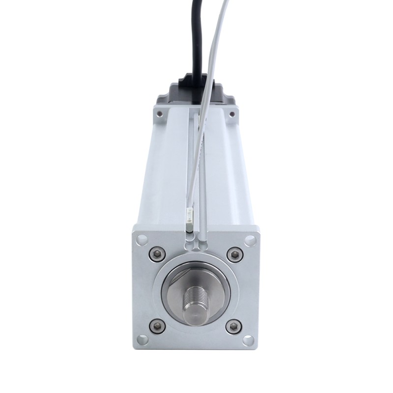 Nema 23 Kogelomloopspindel Elektrische Cilinder 4.0A Slag 200mm 2.0Nm(283.22oz.in) Spoed 10mm(0.3937) met Eindschakelaar - LCB23S30B1L40-200D | StepperOnline