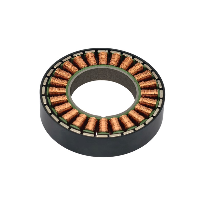 SFO Serie 95W 36VDC Buitenrotor Frameless Koppelmotor 1.8Nm 71mm Frame Diameter - 61SFO25-3610-180B | StepperOnline