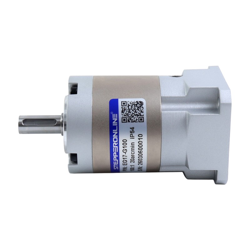EG-serie Planetaire versnellingsbak Gear Ratio 100: 1 Backlash 20arc-min voor Nema 17 stappenmotor