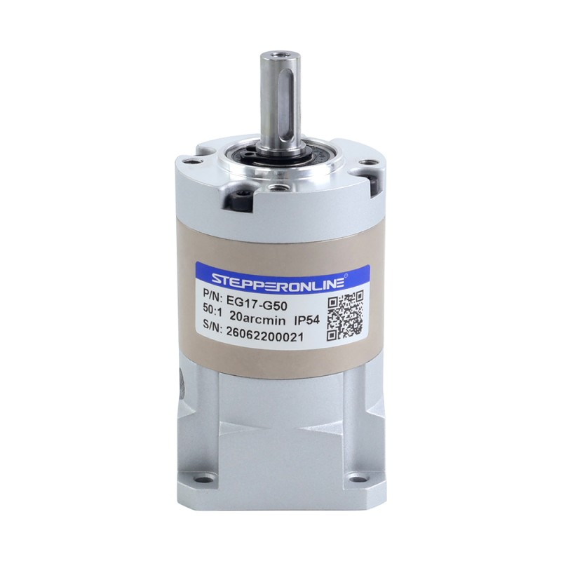 EG-serie Planetaire versnellingsbak Gear Ratio 50:1 Backlash 20arc-min voor Nema 17 stappenmotor