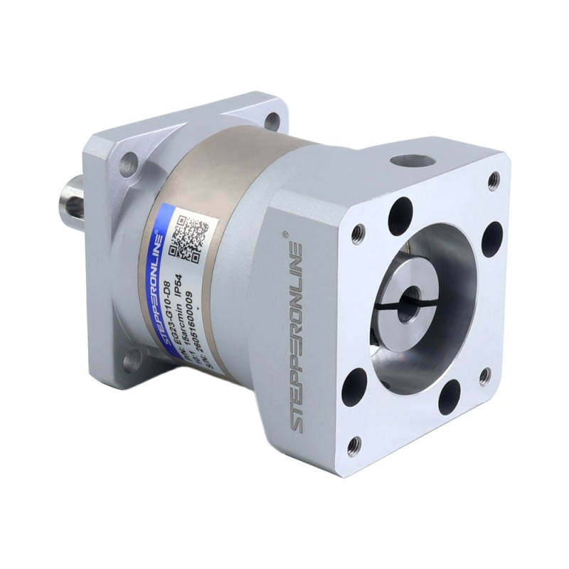 EG-serie planetaire versnellingsbak overbrengingsverhouding 10:1 speling 15arc-min voor 8mm as Nema 23 stappenmotor