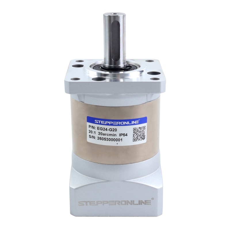 EG-serie Planetaire versnellingsbak Gear Ratio 20:1 Backlash 20arc-min voor Nema 24 stappenmotor
