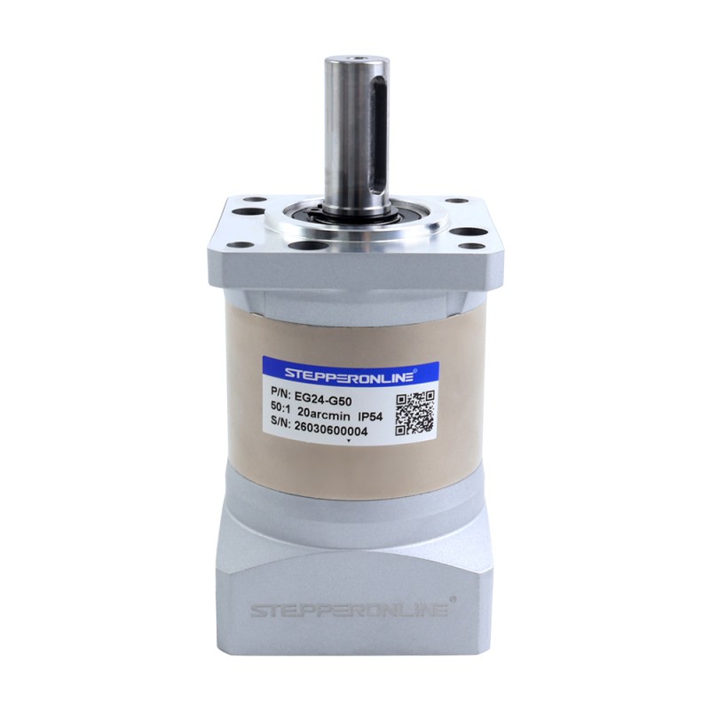 EG-serie Planetaire versnellingsbak Gear Ratio 50:1 Backlash 20arc-min voor Nema 24 stappenmotor