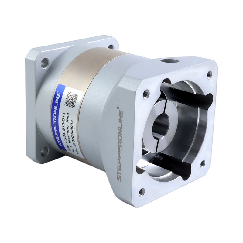 EG-serie planetaire versnellingsbak overbrengingsverhouding 10:1 speling 10arc-min voor 12,7 mm as Nema 34 stappenmotor