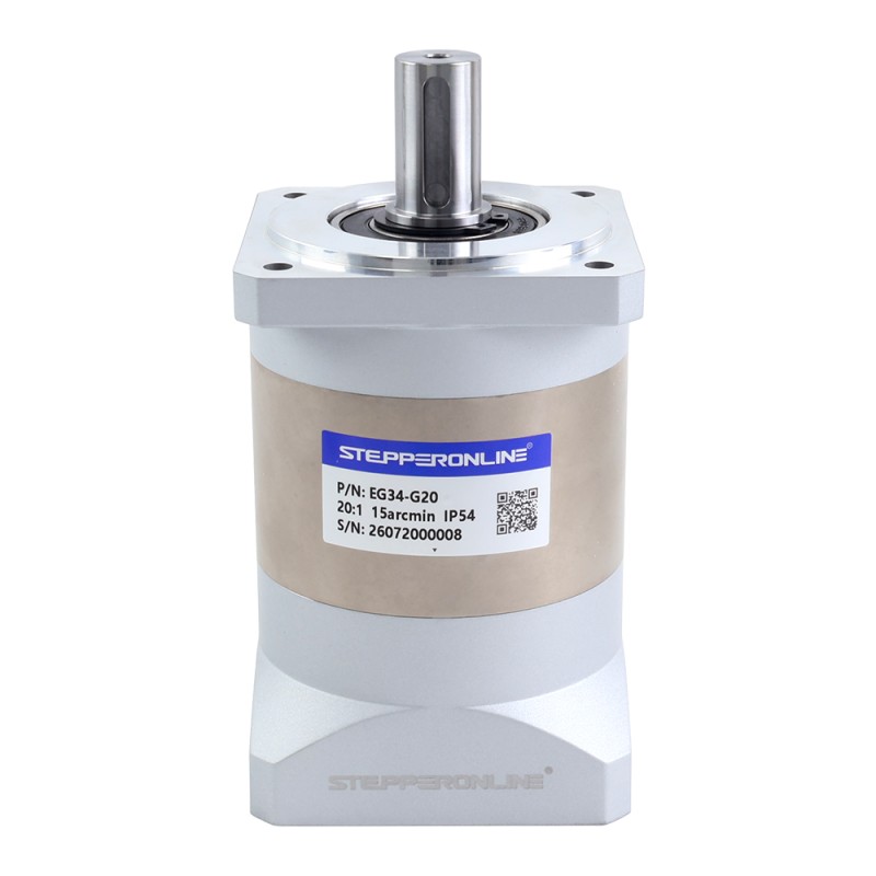 EG-serie Planetaire versnellingsbak Gear Ratio 20:1 Backlash 15arc-min voor Nema 34 stappenmotor