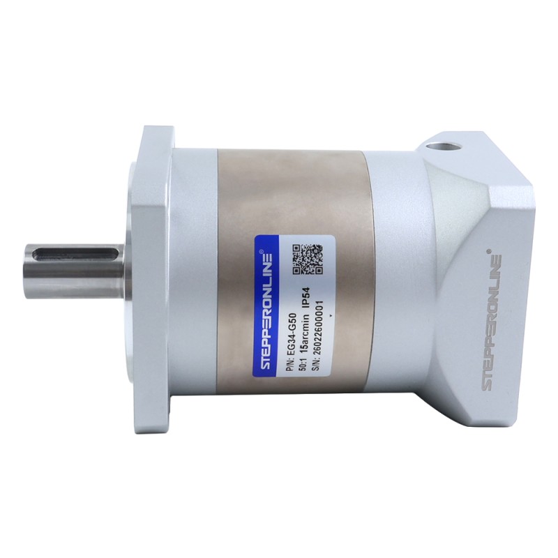 EG-serie Planetaire versnellingsbak Gear Ratio 50:1 Backlash 15arc-min voor Nema 34 stappenmotor