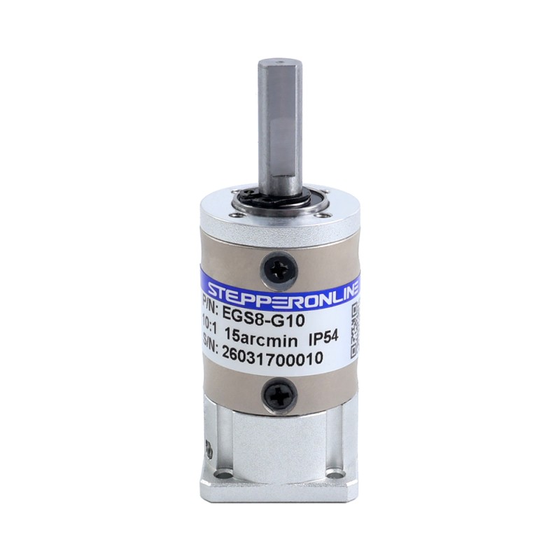 EG-serie planetaire Tandwielkast versnelling 10:1 speling 15arc-min voor Nema 8 stappenmotor - EGS8-G10 | StepperOnline