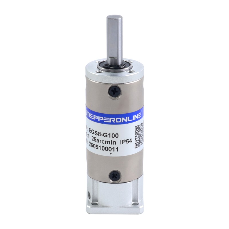EG serie planetaire Tandwielkast versnelling 100:1 speling 25arc-min voor Nema 8 stappenmotor - EGS8-G100 | StepperOnline