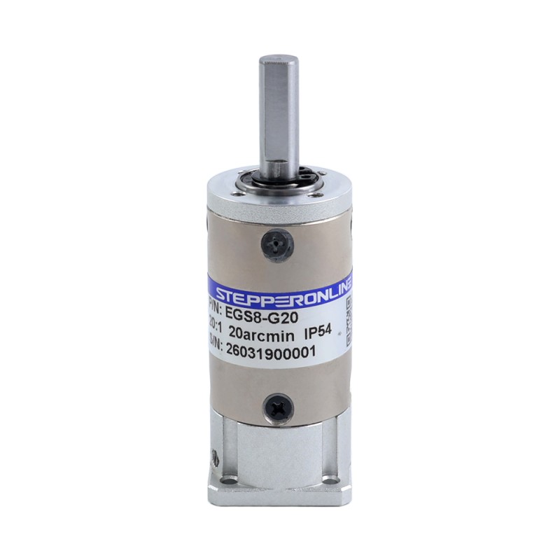 EG serie planetaire Tandwielkast versnelling 20:1 speling 20arc-min voor Nema 8 stappenmotor - EGS8-G20 | StepperOnline