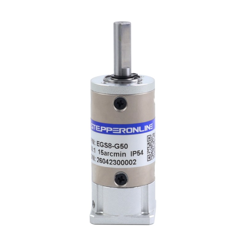 EG-serie Planetaire Tandwielkast Gear Ratio 50:1 Backlash 20arc-min voor Nema 8 stappenmotor - EGS8-G50 | StepperOnline