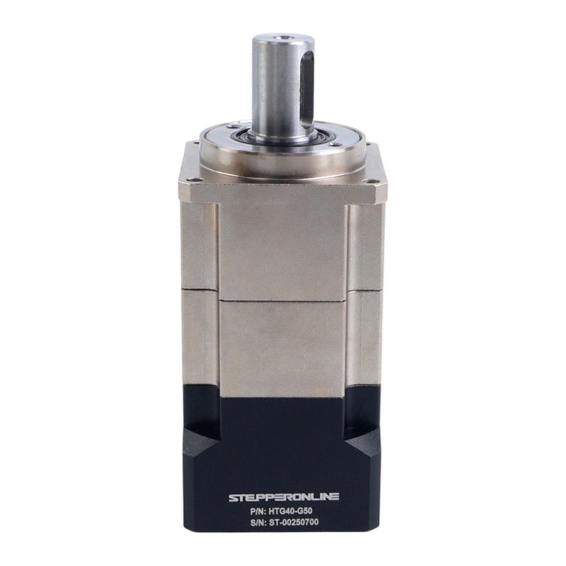 HTG-serie 42mm 50:1 spiraalvormige planetaire versnellingsbak speling 5arcmin voor servomotoren IP65 - HTG40-G50 | StepperOnline