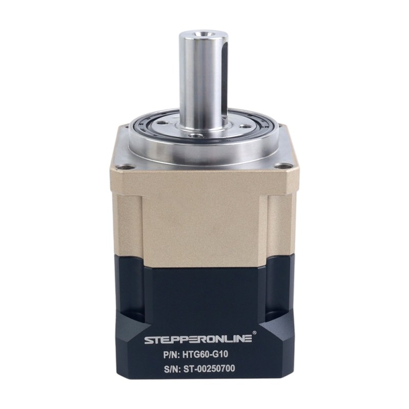 HTG-serie 60mm 10:1 spiraalvormige planetaire versnellingsbak speling 5arcmin voor servomotoren IP65 - HTG60-G10 | StepperOnline