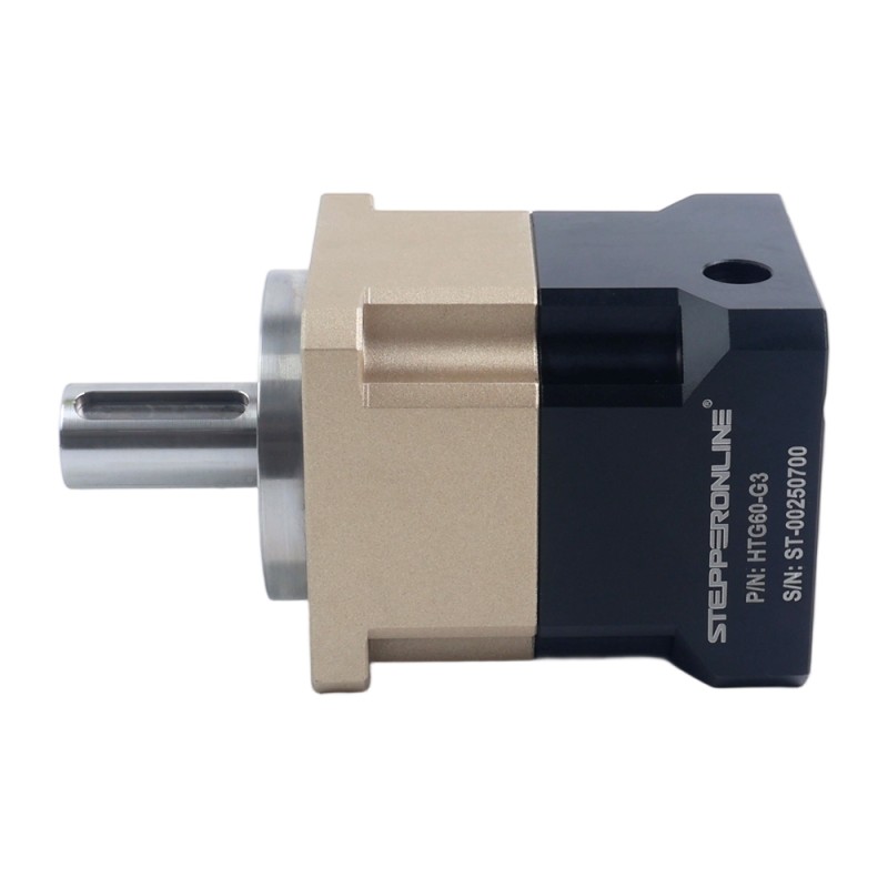 HTG-serie 60mm 3:1 spiraalvormige planetaire versnellingsbak speling 5arcmin voor servomotoren IP65 - HTG60-G3 | StepperOnline