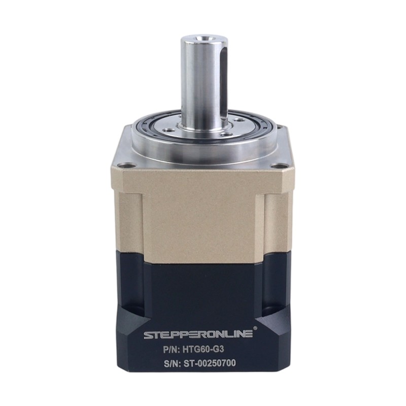 HTG-serie 60mm 3:1 spiraalvormige planetaire versnellingsbak speling 5arcmin voor servomotoren IP65 - HTG60-G3 | StepperOnline
