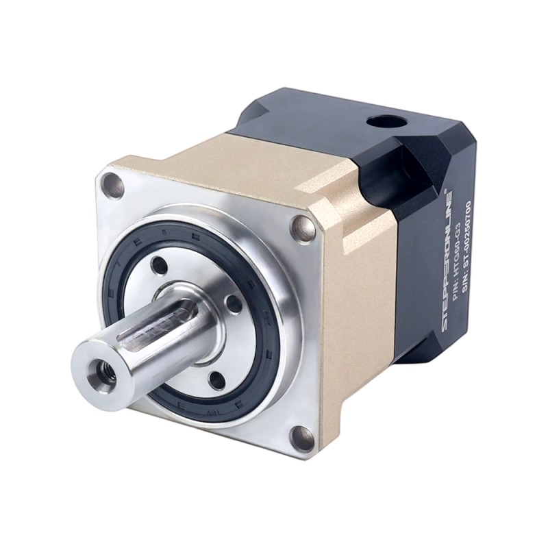HTG-serie 60mm 3:1 spiraalvormige planetaire versnellingsbak speling 5arcmin voor servomotoren IP65 - HTG60-G3 | StepperOnline