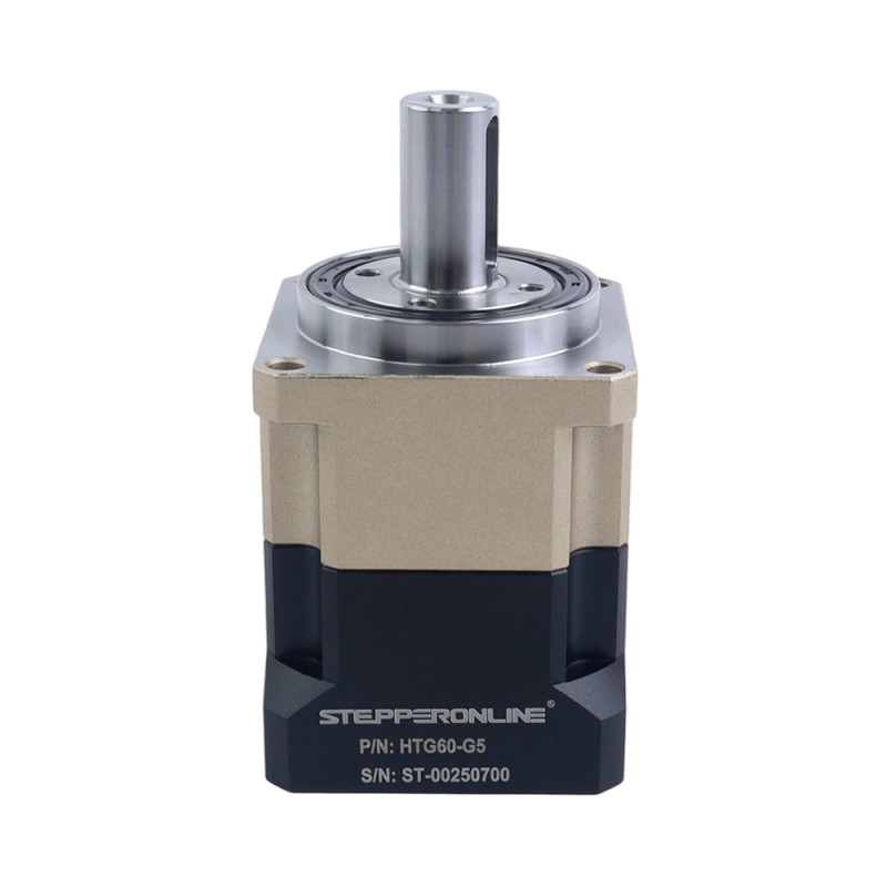 HTG-serie 60mm 5:1 spiraalvormige planetaire versnellingsbak speling 5arcmin voor servomotoren IP65 - HTG60-G5 | StepperOnline