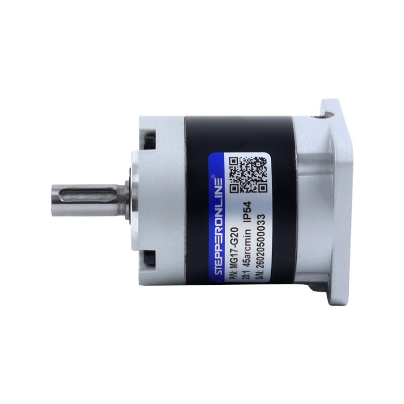MG-serie Planetaire Tandwielkast Gear Ratio 20:1 Backlash 45arc-min voor Nema 17 stappenmotor - MG17-G20 | StepperOnline
