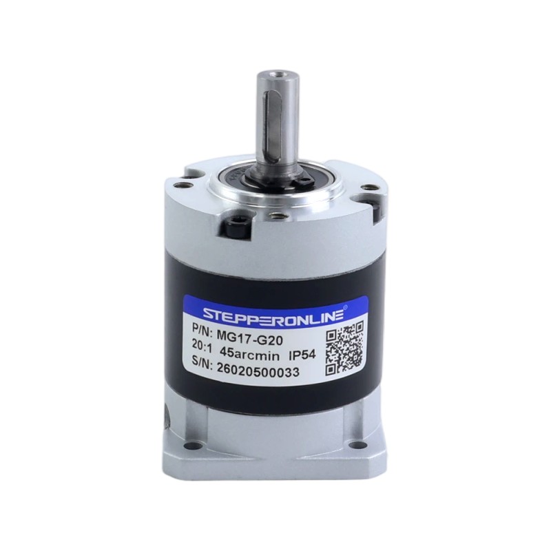 MG-serie Planetaire Tandwielkast Gear Ratio 20:1 Backlash 45arc-min voor Nema 17 stappenmotor - MG17-G20 | StepperOnline