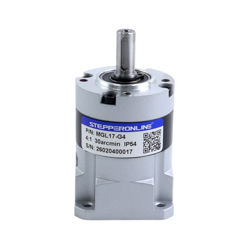 MGL-serie planetaire tandwielkast overbrengingsverhouding 4:1 speling 30arc-min voor 5mm as standaard Nema 17 stappenmotor - MGL17-G4 | StepperOnline