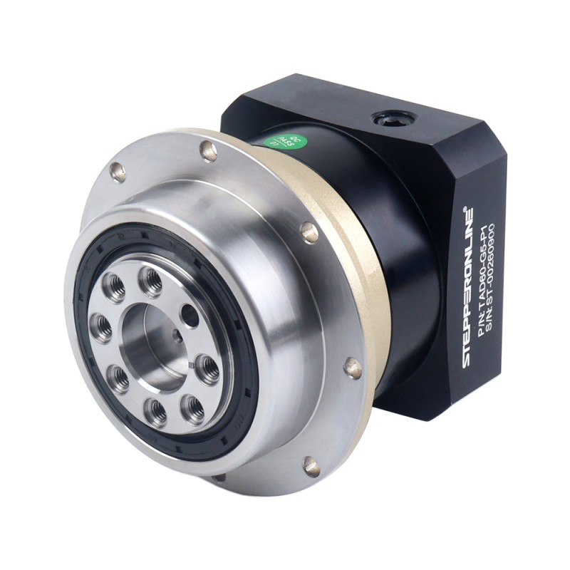 TAD Serie 70mm 5:1 Planetaire Tandwielkast met Schuine Tanden Speling 3arcmin voor Servomotoren IP65 - TAD60-G5-P1 | StepperOnline