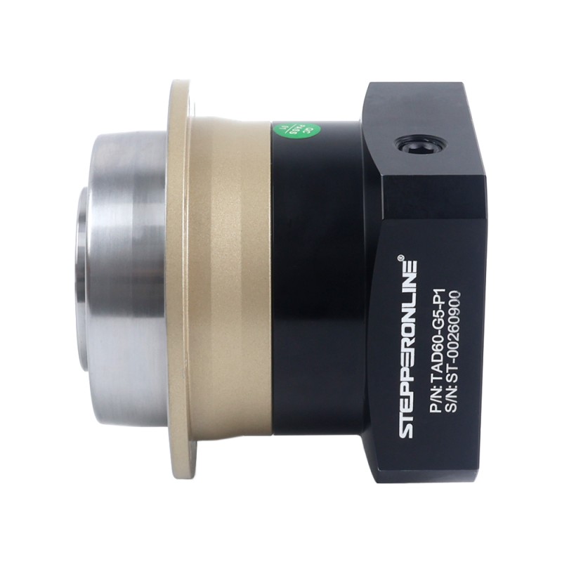 TAD Serie 70mm 5:1 Planetaire Tandwielkast met Schuine Tanden Speling 3arcmin voor Servomotoren IP65 - TAD60-G5-P1 | StepperOnline