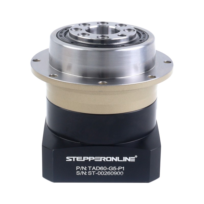 TAD Serie 70mm 5:1 Planetaire Tandwielkast met Schuine Tanden Speling 3arcmin voor Servomotoren IP65 - TAD60-G5-P1 | StepperOnline
