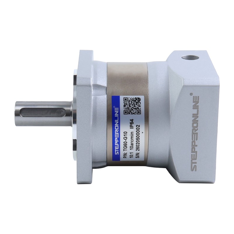 TG serie 60mm 10:1 Planetaire Tandwielkast Backlash 10arc-min voor servomotoren - TG60-G10 | StepperOnline