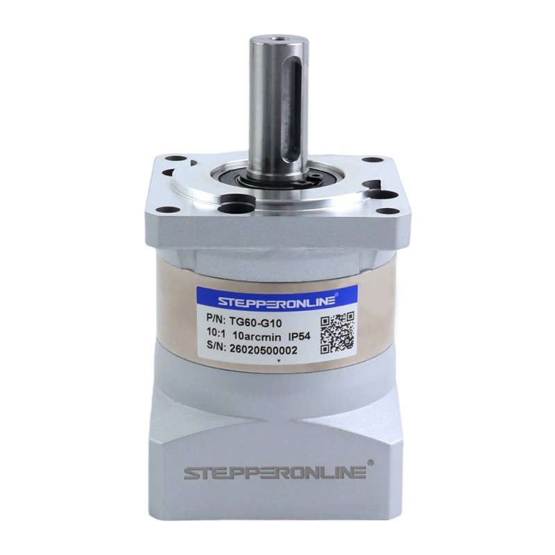 TG serie 60mm 10:1 Planetaire Tandwielkast Backlash 10arc-min voor servomotoren - TG60-G10 | StepperOnline