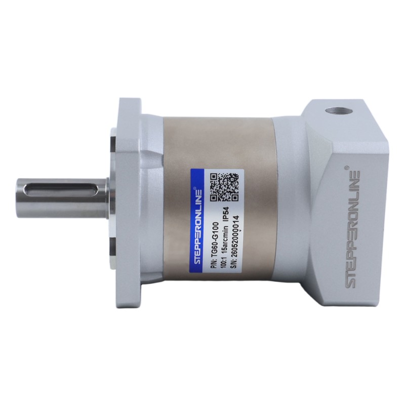 TG serie 60mm 100:1 Planetaire versnellingsbak Backlash 15arc-min voor servomotoren