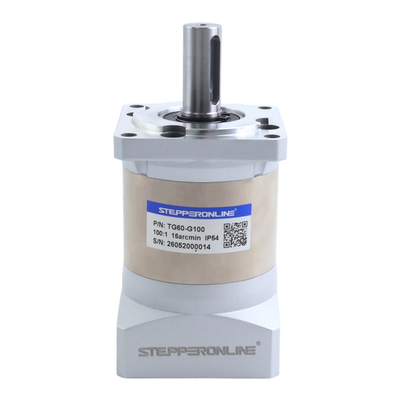 TG serie 60mm 100:1 Planetaire versnellingsbak Backlash 15arc-min voor servomotoren