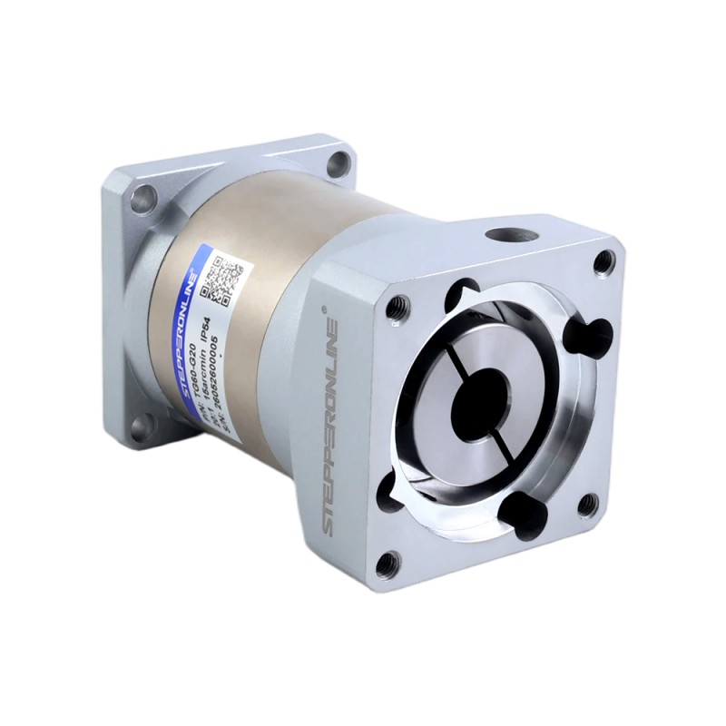 TG serie 60mm 20:1 Planetaire Tandwielkast Backlash 15arc-min voor servomotoren - TG60-G20 | StepperOnline