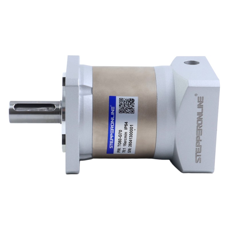 TG serie 60mm 70:1 Planetaire versnellingsbak Backlash 15arc-min voor servomotoren