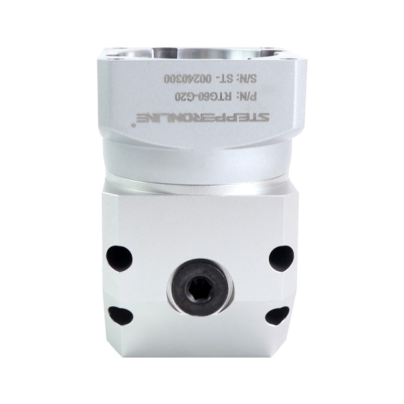 RTG-serie 60mm 20:1 haakse planetaire versnellingsbakspeling 15arc-min voor servomotoren - RTG60-G20 | StepperOnline
