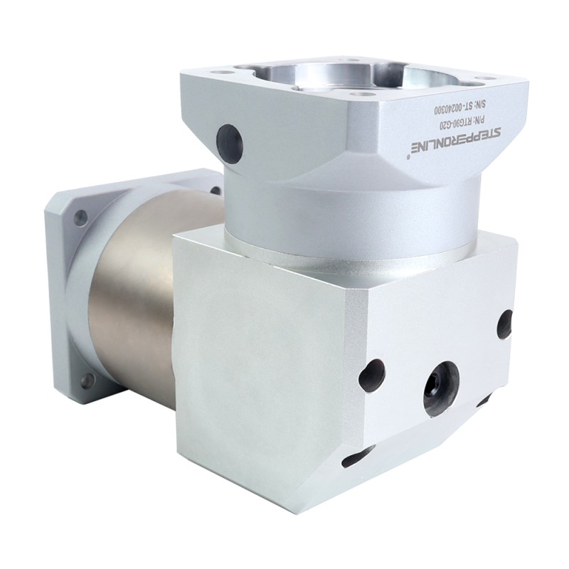 RTG-serie 90mm 20:1 haakse planetaire versnellingsbakspeling 15arc-min voor servomotoren - RTG90-G20 | StepperOnline