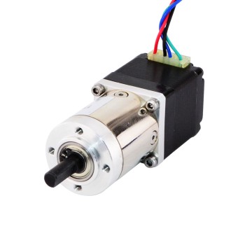 Nema 11 Stepper L=31mm met achteras & tandwielverhouding 14:1 Planetaire Tandwielkast