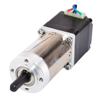 Nema 11 Stepper L=31mm met Achteras & Schroefgat Tandwielkast Verhouding 100:1 Nema 11 Stepper L=31mm met Achteras & Schroefgat Tandwielkast Verhouding 100:1