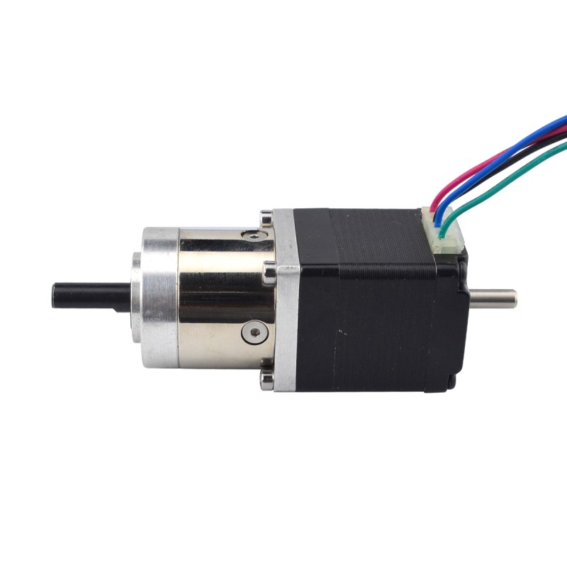 Nema 11 Stepper L=31mm met achteras & schroefgat Versnellingsbak 5:1
