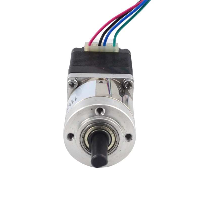 Nema 11 Stepper L=31mm met achteras & schroefgat Versnellingsbak 5:1