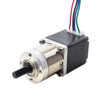 Nema 11 stappenmotor bipolair L=31mm w/versnelling 5:1 planetaire tandwielkast