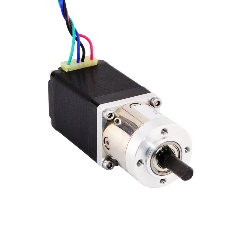 Nema 11 stappenmotor bipolair L=45mm w/versnelling 5:1 planetaire tandwielkast