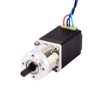 Nema 11 stappenmotor bipolair L=45mm w/versnelling 5:1 planetaire tandwielkast