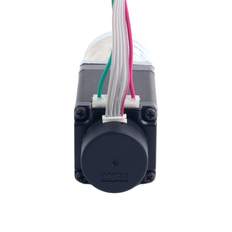 Nema 11 gesloten-lus tandwiel stappenmotor L=51mm tandwielverhouding 100:1 encoder 300PPR - 11HS20-0674D-PG100-E22-300 | StepperOnline